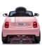 Mașină cu acumulator Chipolino - Fiat 500, roz - 5t