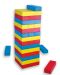Turn colorat de echilibru Jenga cu zaruri Andreu toys - 2t
