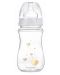 Biberon anticolici cu gat larg Canpol - Newborn Baby, 240 ml, bej - 1t