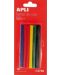 Bastoane adezive colorate din silicon APLI – ø 7.5 х 10 cm, 12 bucati - 1t