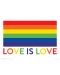 Tablou Art Print Pyramid Humor: Adult - Love is Love - 1t
