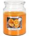 Lumânare parfumată Bispol Premium - Orange, 500 g - 1t
