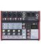 Mixer audio Novox - M6 MKII, negru/roșu - 1t