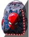 Ghiozdan scolar cu iluminare LED Cool Pack Joy S - Spiderman Black - 1t