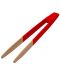 Cârlige de bambus  cu magnet Pebbly - 24 cm, roșu - 1t