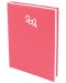 Spree Pastel Notebook - Copertă tare, roșu, 168 de foi, 2024 - 1t