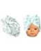 Căciulița pentru bebeluși tip turban NewWorld - Iepuraș alb - 1t