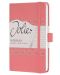 Carnețel cu coperta tare Sigel Jolie Format A5 - Salmon Pink, căptușite pagini - 1t
