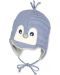 Căciulă de iarnă pentru bebeluși Sterntaler - Pinguin, 43 cm, 5-6 luni, albastră - 1t