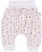 Pantaloni pentru bebeluşi Bio Baby - 92 cm, 18-24 luni, cu imprimeu maro - 1t