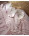 Set de dormit pentru bebeluși Interbaby - Pink House, 3 piese - 8t