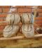 Papucei de iarnă DoRechi - 15 cm, 6-18 luni, bej - 3t