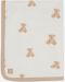 Jollein Pătură de pluș pentru copii - Ursuleț de pluș, 75 x 100 cm - 3t