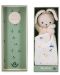 Prosoape pentru bebeluși Kaloo - White Delicate, Iepuraș, 17 cm - 2t