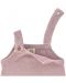 Salopeta pentru bebeluși Lassig - Cozy Knit Wear, 50-56 cm, 0-2 luni, roz - 3t