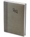 Spree Notebook - Cu copertă termică, 168 de foi, gri, 2024 - 1t