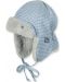 Căciulă de iarnă pentru bebeluși Sterntaler - 45 cm, 6-9 luni, albastră - 1t
