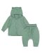 Set de 2 piese pentru copii Bio Baby - 68 cm, 4-6 luni, verde frotte - 1t