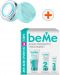 beMe Set - Gel de curățare, Cremă hidratantă și Corector + Dispozitiv pentru față, 4W, 4 trepte, turcoaz - 1t