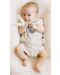 BabyJem Baby Rattle - Iepure, 29 x 27 cm, gri deschis - 5t