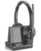Casti wireless cu microfon Plantronics - Savi W8220, ANC, negre - 2t