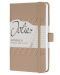 Carnețel cu coperta tare Sigel Jolie Format A6 - Desert Brown, căptușite pagini - 1t