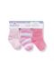 Șosete pentru bebeluși KikkaBoo Stripes - Bumbac, 2-3 ani, roz - 1t