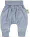 Pantaloni pentru bebeluşi Bio Baby - Bumbac organic, 86 cm, 12-18 luni, albastru - 1t