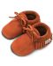 Pantofi pentru bebeluşi Baobaby - Moccasins, Hazelnut, mărimea XS - 1t