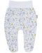 Pantaloni cu botoşei Bio Baby - 86 cm, 12-18 luni, multicolor - 1t