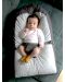 BabyJem Baby Pillow - Verde, cu flori, 49 x 77 cm - 6t