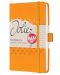 Carnețel cu coperta tare Sigel Jolie Format A6 - portocalе, căptușite pagini - 1t