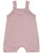 Salopeta pentru bebeluși Lassig - Cozy Knit Wear, 74-80 cm, 7-12 luni, roz - 2t
