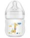 Biberon Wee Baby Natural, PP, 125 ml, alb cu girafa - 1t