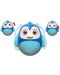 Zornăitoare pentru bebeluși Happy World - Roly Poly, Penguin 2, albastru - 2t
