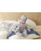 Căciulă de iarnă pentru bebeluși Sterntaler - Pinguin, 43 cm, 5-6 luni, albastră - 2t