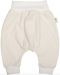 Pantaloni de plus pentru bebeluşi Bio Baby - 68 cm, 3-6 luni, ecru - 1t