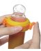 Tetina pentru hrana Kidsme - Squeezer, 4 l+, orange and yellow - 2t