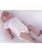 Body Bio Baby - bumbac organic, 50 cm, 0-1 luni, cu imprimeu maro - 3t