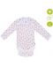 Body Bio Baby - bumbac organic, 62 cm, 3-4 luni, alb-bej - 2t