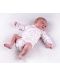 Body Bio Baby - Bumbac organic, 74 cm, 6-9 luni, alb-roz - 3t