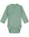 Body Bio Baby Body - bumbac organic, 68 cm, 4-6 luni, verde - 1t