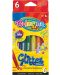Markere din brocart Colorino Kids - 6 culori - 1t