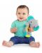 Jucărie de jucărie Bright Starts - Snuggle & Teethe - Elefant - 2t