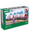 Set de joaca din lemn Brio World - Metrou-tren, 2 vagoane si figurine - 3t