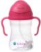 Sticlă cu pai pentru bebeluși b.box - Sippy cup, 240 ml, Raspberry - 2t