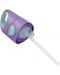 Sticlă cu pai pentru bebeluși b.box - Tritan, Lilac pop, 600 ml - 5t