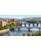 Puzzle panoramic Castorland de 4000 piese -Poduri in Valtava, Praga - 2t