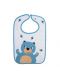 Bavetă cu nasturiCanpol - Cute Animals, albastră - 1t