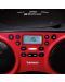 CD Player Lenco - SCD-501RD, roșu/negru - 5t